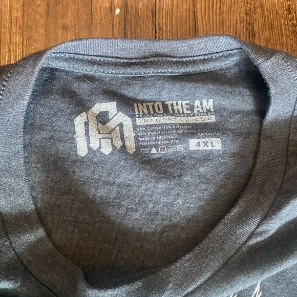 Gray Owl Graphic T-Shirt 4XL Into the Am - Picture 3 of 4